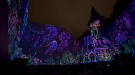 2021 Christmas Light Festival in Zurich, Switzerland