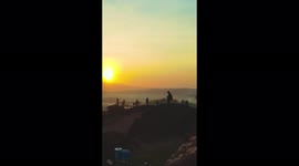 Drone Footage Mountain Drone view