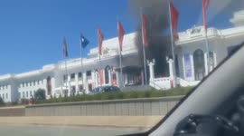 Australia: Fire Breaks Out At Old Parliament House In Canberra