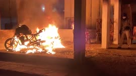 Miscreants set vehicles on fire in central India