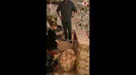 Four-year-old girl has hilarious reaction to doll's house Christmas present