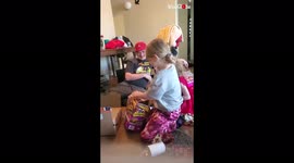 'Dad instantly regrets his poor choice of words after daughter nearly 'destroys' her Christmas gift (13M+ views)'