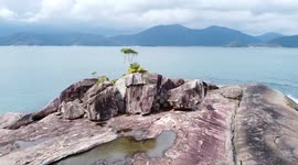 Turtle Stone in Ubatuba, Brazil