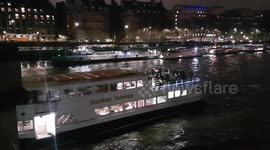 Scenes from central London during muted New Year's Eve celebrations as public urged to watch fireworks on TV