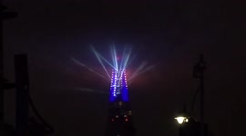 Thousands greet the arrival of 2022 in Parliament Square to the chimes of Big Ben
