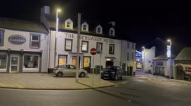 Empty Streets on New Year's Eve in West Wales as festivities cancelled due to the pandemic
