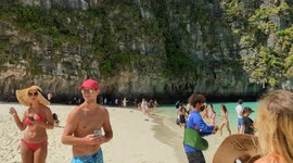 Thailand's Maya Bay reopened - 1st day of accepting tourist entrance after 3 year closure for environment rehabilitation