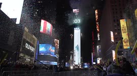 Tears, Dancing And Masked up Kissing as New 2022 Year Hits