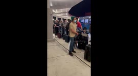 Chaotic scenes for Spirit Airlines travelers in Fort Lauderdale, Florida