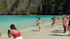 Maya Bay the beach, opening day 2022
