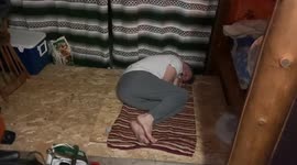 Man ends up sleeping on floor after dogs claim his spot in marital bed