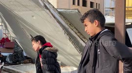 The Israeli authorities force Palestinians Dabash family self-demolish their home on the pretext of not having a permit