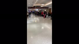 Huge waits at airports continue among winter weather and short staffing