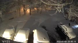 US: Heavy Snow Causes Power Outage In Northern Alabama