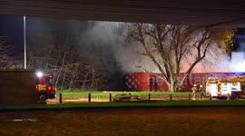 Fire Breaks Out In East London Next to Motorway