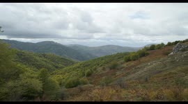 Mountain timelapse in Bizë, Tirana, Albania
