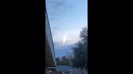 strange thing's in the morning while taking my coffee @ 7am and see this thing