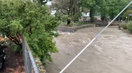 Australia: River Swells Due To Heavy Rains Caused By Storm Off Queensland Coast