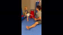 'Superbaby' wows with insane taekwondo kicks