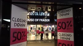 Countdown to House of Fraser closure on Oxford Street with massive reductions on offer - London