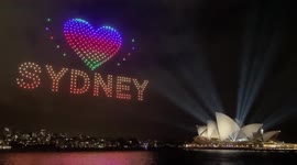 Drone show at Elevate Sydney Festival in Australia is an immaculate display