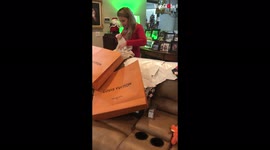 Florida mom overwhelmed with excitement after receiving designer bag for Christmas