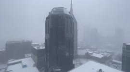 Strong winter snowstorm slams Tennessee