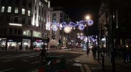 Last views Of Christmas Decorations In London