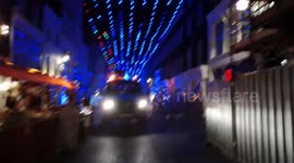 Takedown Of Christmas Lights In Mayfair