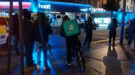 Delivery driver allegedly struck by a vehicle in London