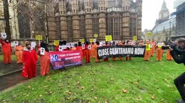 Amnesty International demands Guantanamo closure at London protest