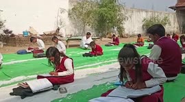 Unique school in central India teaches children to write with BOTH hands