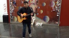 David Bowie fans gather in the rain on what would have been the 74th birthday of the  musical legend
