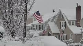 US: Winter Storm Blankets East Coast And New England In Snow 4