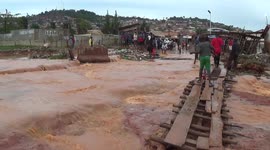 Floods disrupt transport in Kampala, Uganda