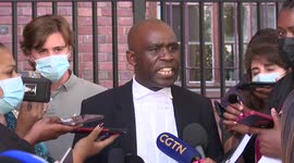 South African parliament fire accused, Luvuyo Godla's legal representative Zandile Mafe says he denies being in possession of explosives.