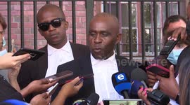South African parliament fire accused, Luvuyo Godla's legal representative Zandile Mafe asked who is paying for legal bills / fees.