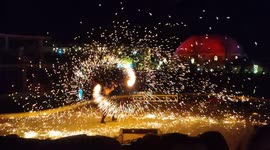 Weddings illuminated by incredible fire show in Egypt
