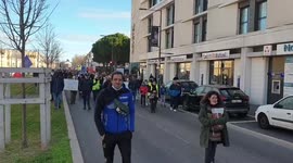 France: Thousands Gather For Anti-Health Pass Protest In Avignon