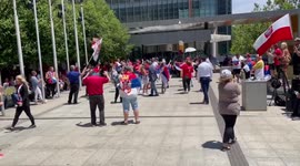 Djokovic fans celebrate tennis star's court victory in Melbourne