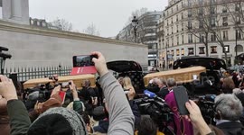 Funeral of celebrity twins Igor and Grichka Bognadov held in Paris