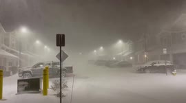 Central New York slammed with whiteout snow conditions