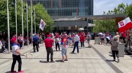 Novak Djokovic fans celebrate after Australian court revokes visa cancellation