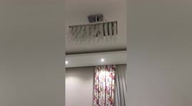 Chandelier shakes as magnitude 6.6 earthquake rocks Cyprus