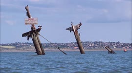 Extensive footage of the UK's most dangerous shipwreck SS Richard Montgomery off the Kent coast, UK
