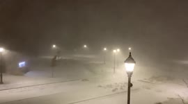 Snow squall sweeps through central Pennsylvania