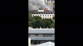 'Cape Town: SA parliament on fire once again, just a day after the lower chamber burned down'