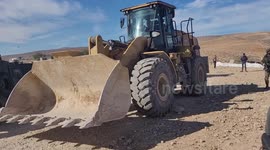 Israeli bulldozers demolish makeshift Palestinian home in West Bank village