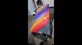 Mum goes viral after creating DIY rainbow Pride-inspired furniture to support gay son – saving £440