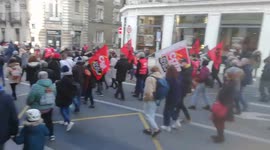 French teachers strike against COVID-19 measures in education sector